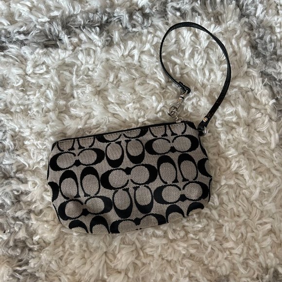 Coach Black Wristlet - Picture 2 of 2